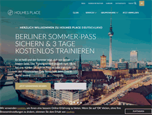 Tablet Screenshot of holmesplace.de